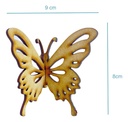 Mariposa Madera Mdf 3d Decoración Recuerdo 9x8 20 Pzs.