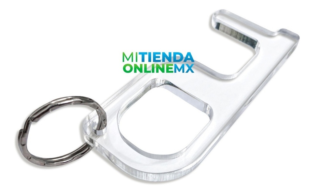 Llavero Anticontagio Diseño 1, Pack De 10 Unidades