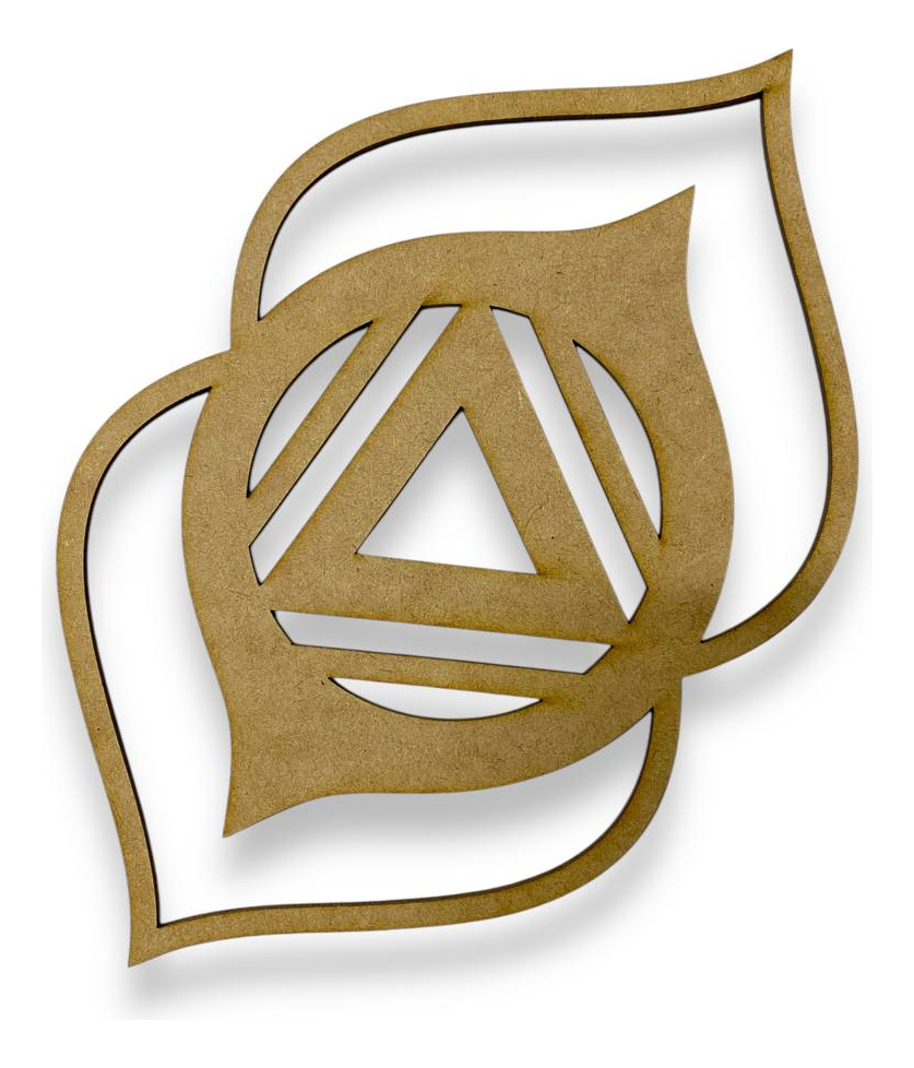 7 Chakras Reiki De 20 Cm X 20 Cm Mdf 3mm Mandalas Natural