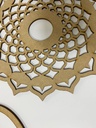 7 Chakras Reiki De 20 Cm X 20 Cm Mdf 3mm Mandalas Natural