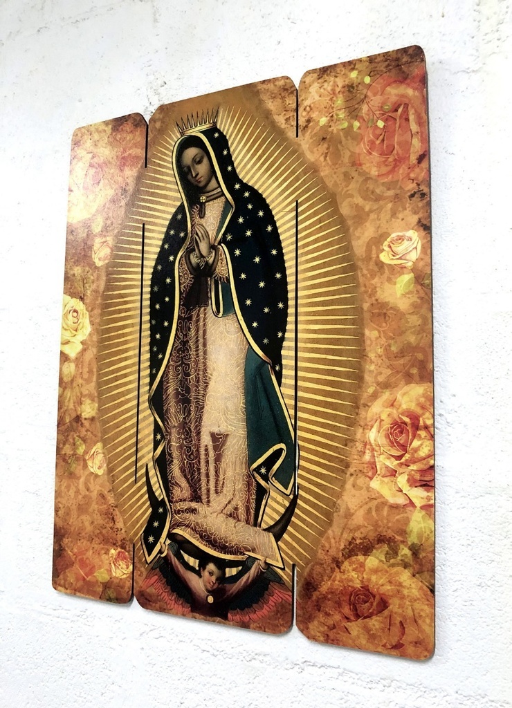 Cuadro Virgen Guadalupe  Impresión Directa Mdf 60x46cm M04