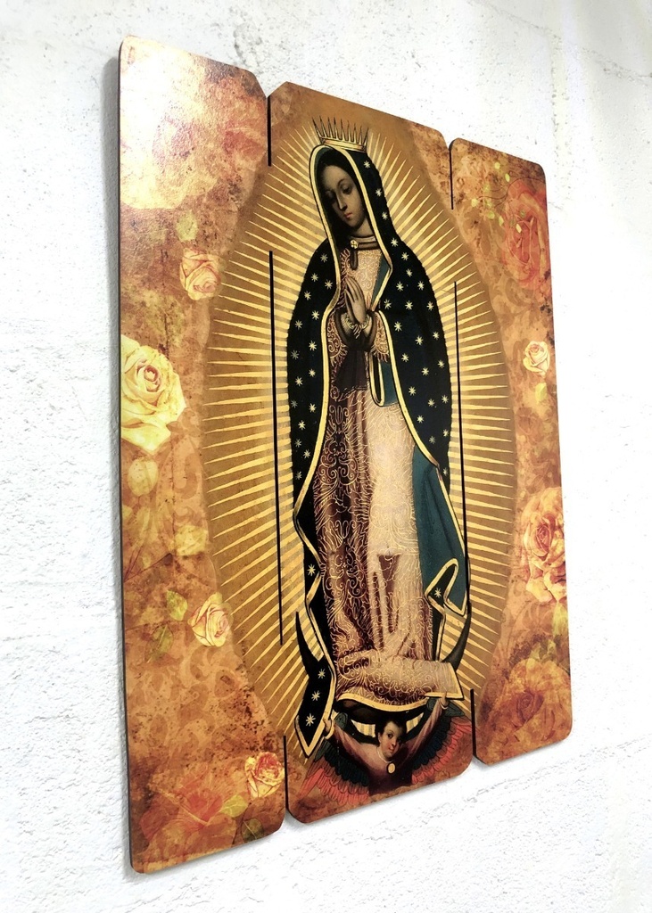 Cuadro Virgen Guadalupe  Impresión Directa Mdf 60x46cm M04