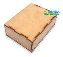 10 Cajas Alhajero (12x4x7cm) Madera Mdf