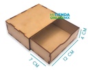 15 Cajas Alhajero (12x4x7cm) Madera Mdf