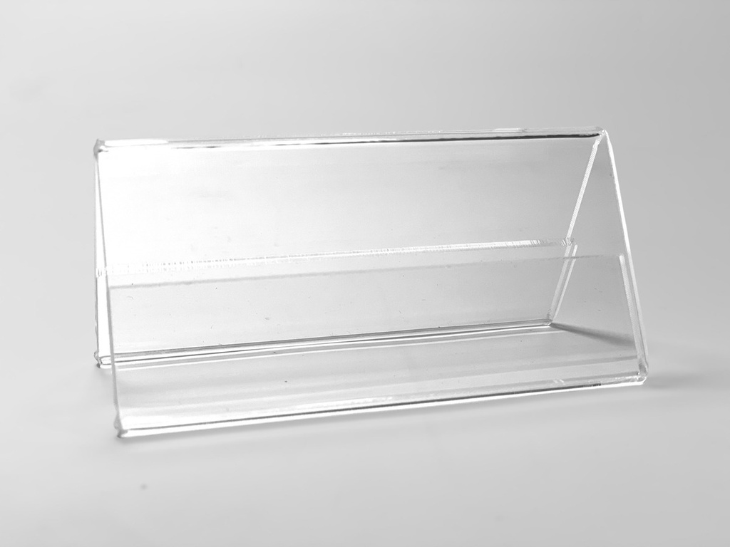 Porta Precio 5cm X 10.8cm Publicidad Acrílico 3mm M1 Pack 50