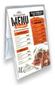 Porta Menú Folletos Publicidad Acrílico 3mm M2 Pack 250