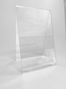 Porta Menú Folletos Publicidad Acrílico 3mm M3 Pack 25