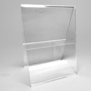 Porta Menú Folletos Publicidad Acrílico 3mm M4 Pack 50