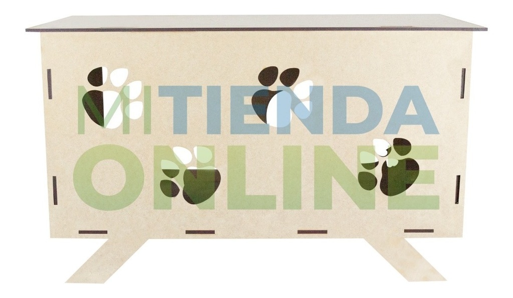 Casa Gato Mascotas Mdf