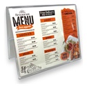 Porta Menú Folletos Publicidad Acrílico 3mm M6 Pack 15