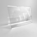 Porta Menú Folletos Publicidad Acrílico 3mm M6 Pack 25