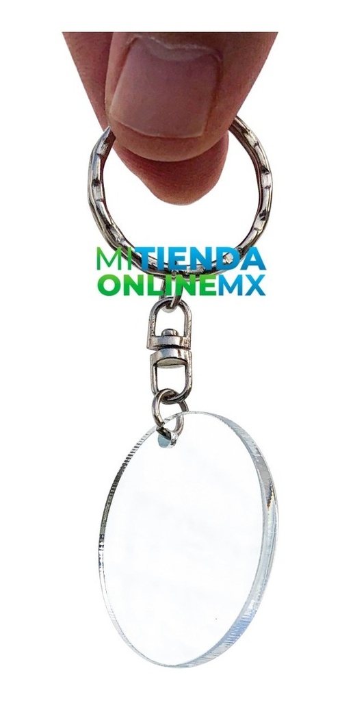 Llaveros Acrílico Redondos 25 Piezas 4 Cm De Diámetro 2 Mm