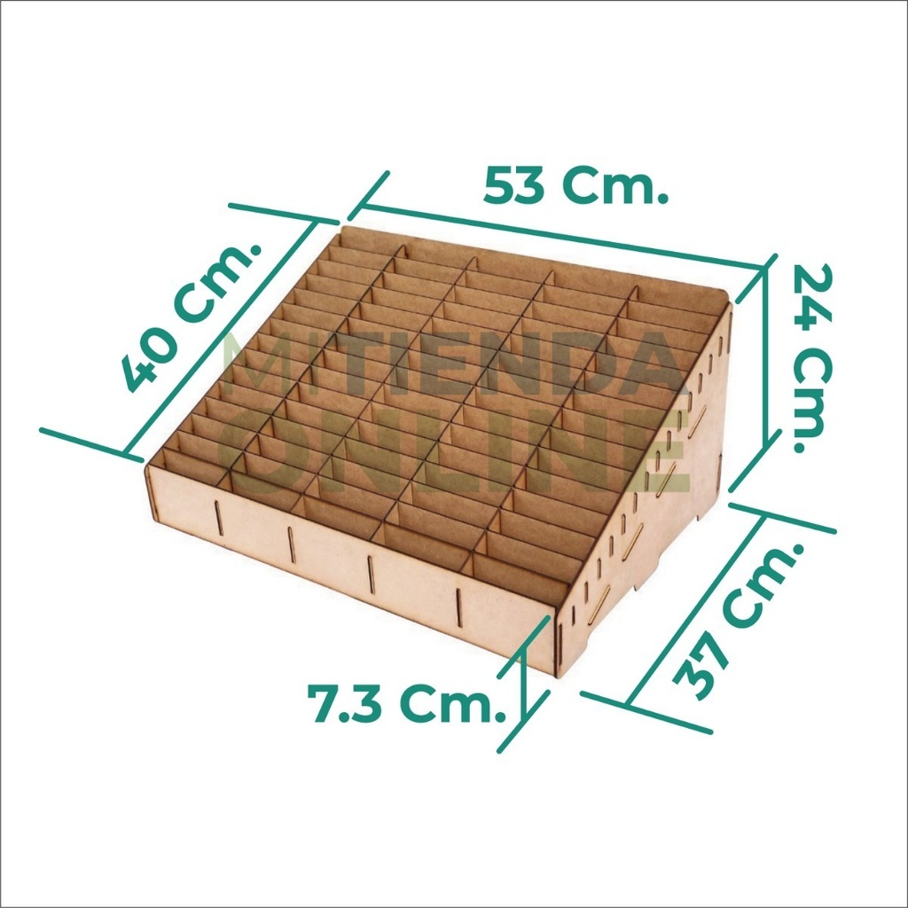 Caja Organizador Exhibidor 75 Teléfono Celular (pack 5)