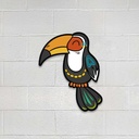 Cuadro Tucán Colorin Impresión Directa En Madera Mdf 6 Mm