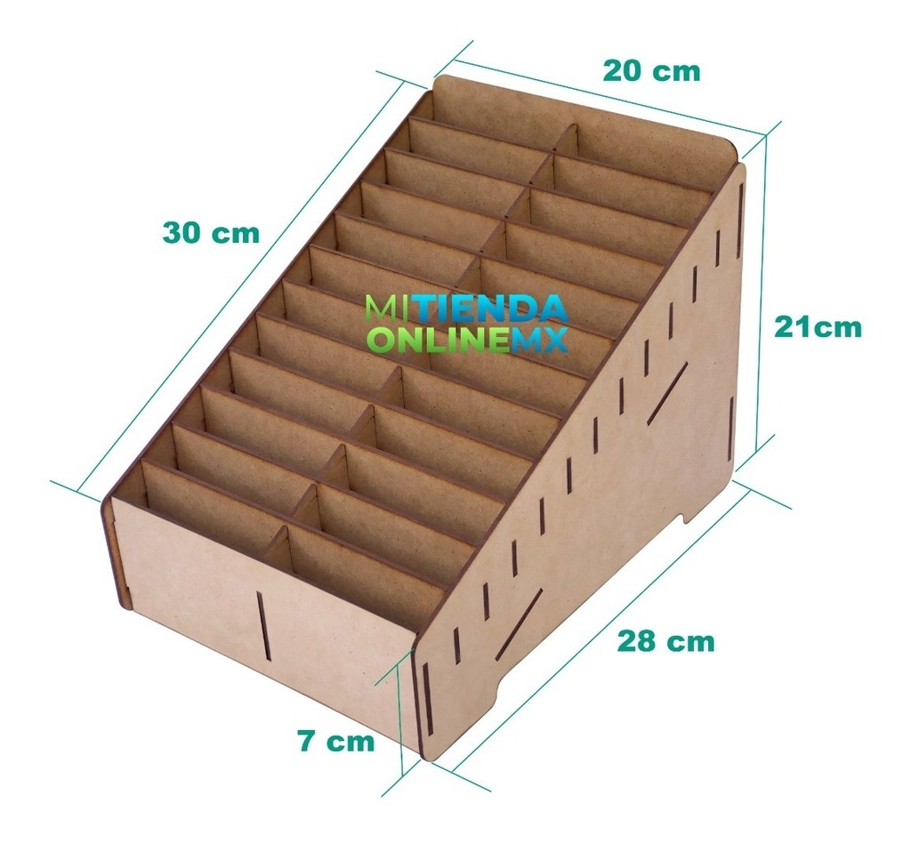 Caja Organizador Exhibidor 24 Teléfono Celular (pack 5)