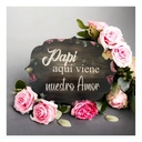 Letrero Cuadro Paje Boda Decoración 40x30cm  P03 C10