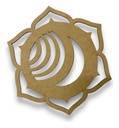 7 Chakras Reiki De 15 Cm X 15 Cm Mdf 3mm Mandalas Natural
