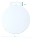 Medalla Acrílico Blanco 3mm 6cm Para Sublimar - Pack 150