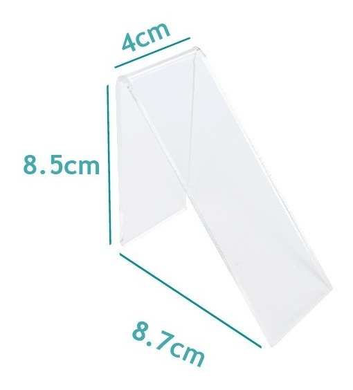 Exhibidor Para Zapatos Tipo V En Acrílico Pack 10