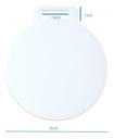 Medalla Acrílico Blanco 3mm 6cm Para Sublimar - Pack 36