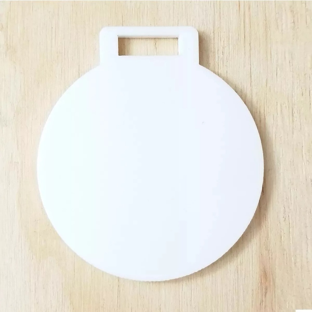 Medalla Acrílico Blanco 3mm 8cm Para Sublimar - Pack 20