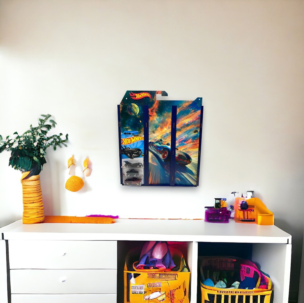 Exhibidor Coleccionador Para Hot Wheels Blister 18pzs M2