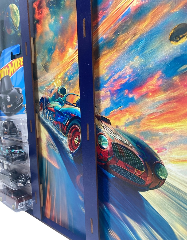 Exhibidor Coleccionador Para Hot Wheels Blister 18pzs M2