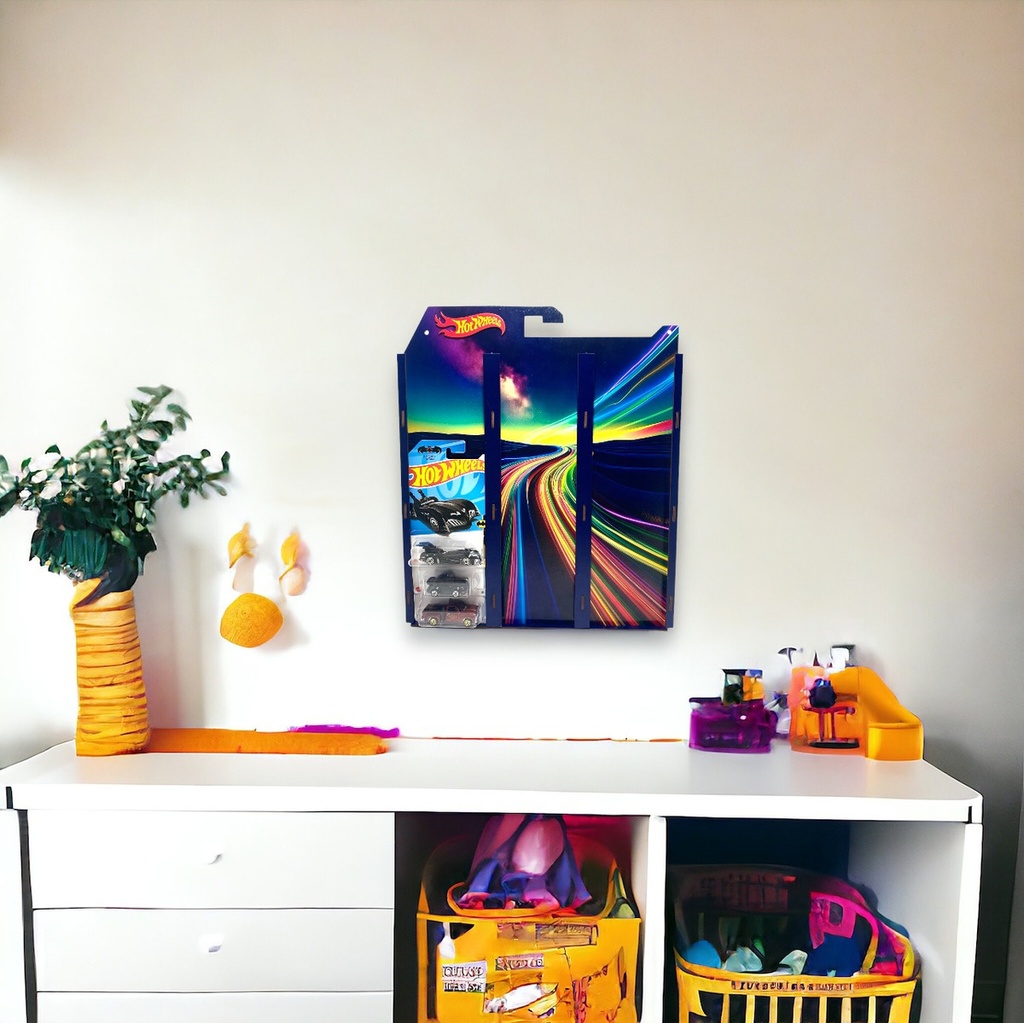 Exhibidor Coleccionador Para Hot Wheels Blister 18pzs M1