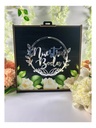 Caja Buzón Sobres Alcancía Nuestra Boda Plata Mdf