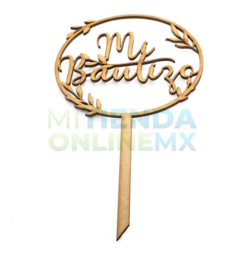 21 Letreros Cake Topper Variedad Fiesta - Personalizado