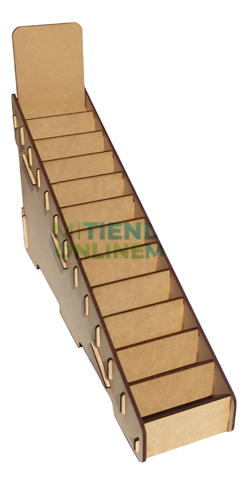 Organizador Exhibidor Mdf 12 Cajetilla De Cigarro Vertical