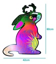 Cuadro Conejo Alebrije Vibrante Impresión Directa Mdf 6mm