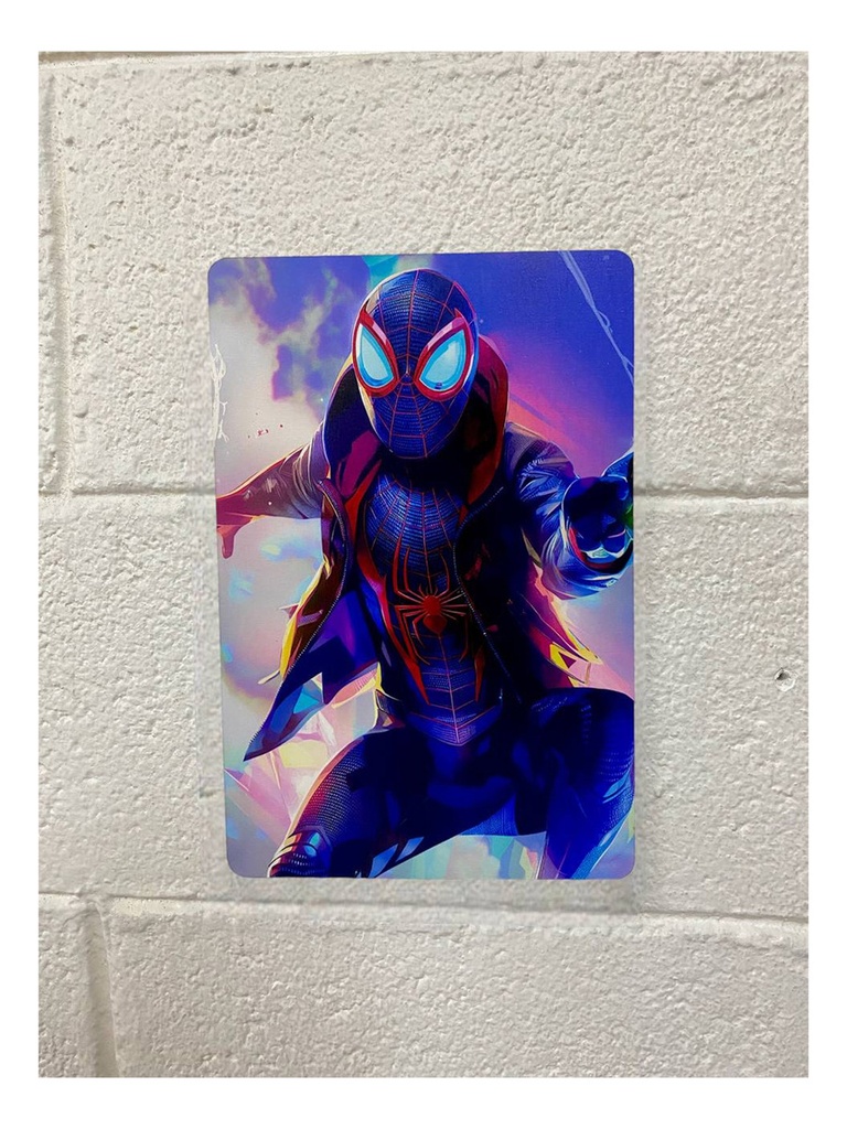 Cuadro Decorativo Spiderman 20x30 Impresión En Mdf 3mm M01