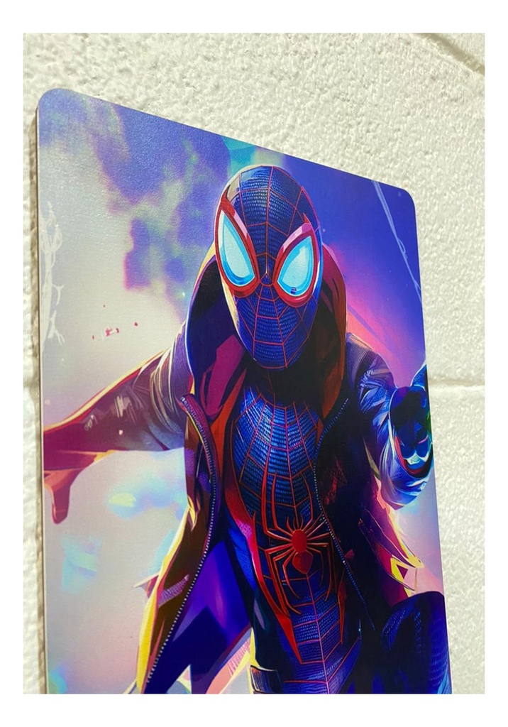 Cuadro Decorativo Spiderman 20x30 Impresión En Mdf 3mm M01