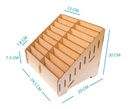 Caja Organizador Exhibidor Mdf 3mm Para 18 Teléfono Celular