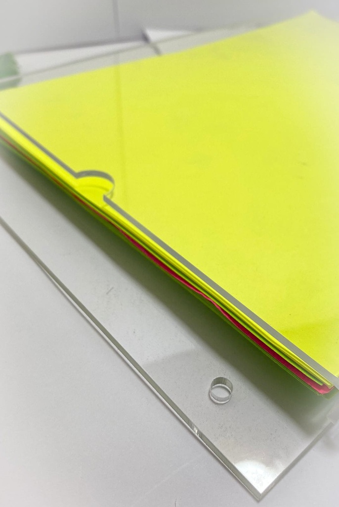 Porta Hojas Documentos Acrilico 50 Hoja T/carta Vertical