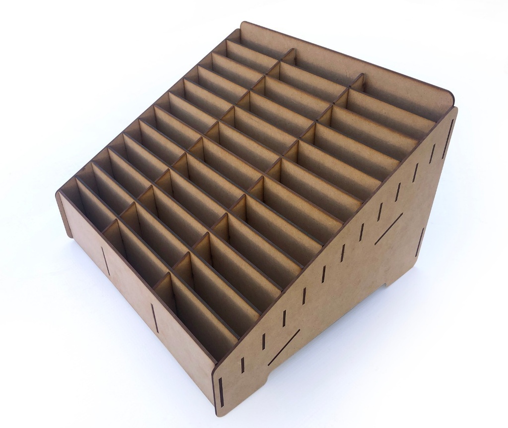 Caja Organizador Exhibidor Mdf 36 Teléfono Celular Decorado