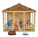 Nacimiento Navideño Pesebre Niño Dios Decoración Mdf 45cm