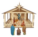 Nacimiento Navideño Pesebre Niño Dios Decoración Mdf 