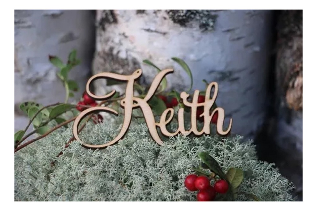 Nombres 6 Cm Para Árbol De Navidad Paquete Con 6 Pintados