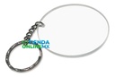 Llaveros Acrílico Redondos 7cm Herraje De Giratorio 50 Pzs.