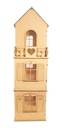 Casa De Muñecas En Mdf (sin Muebles Incluidos)