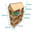 Casa De Muñecas En Mdf (sin Muebles Incluidos)