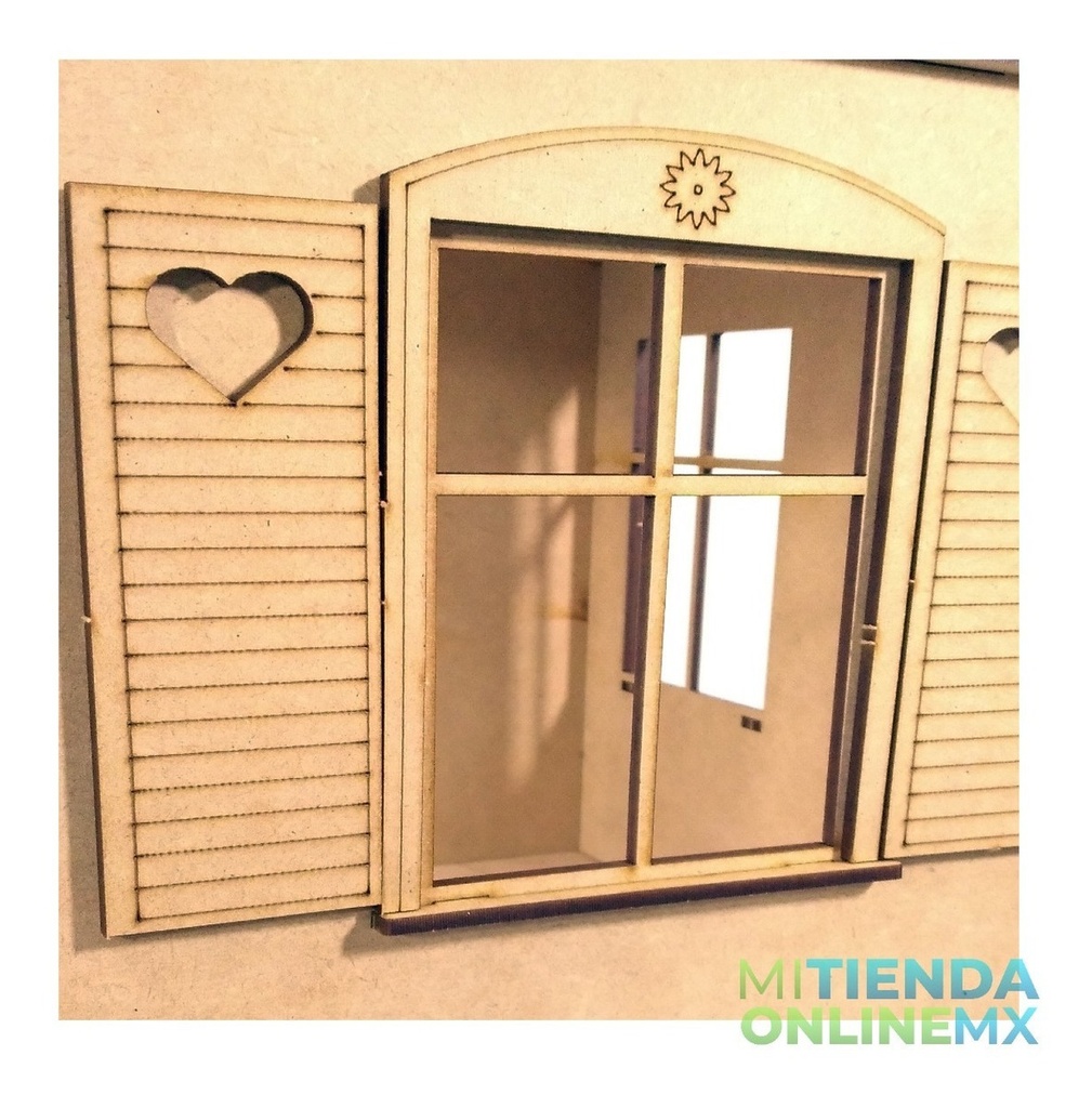 Casa De Muñecas En Mdf (sin Muebles Incluidos)