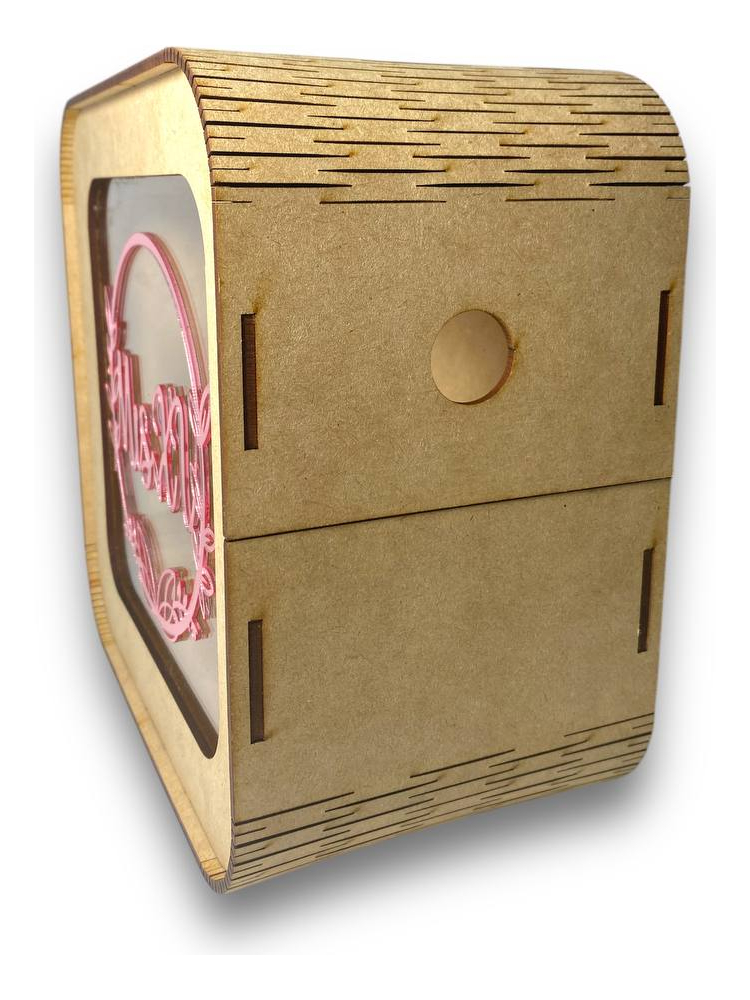 Caja Buzón Sobres Alcancía Mis Quince Años Rosa