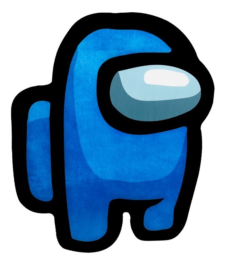 Cuadro Gamer Decorativo Among Us - 78x60 Cm - Mdf 6mm