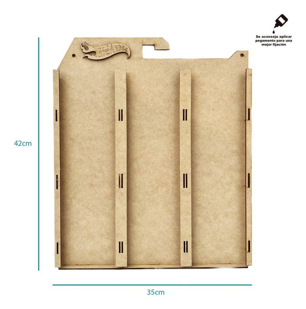 Exhibidor Coleccionador Repisa Para Hot Wheels 18pzs