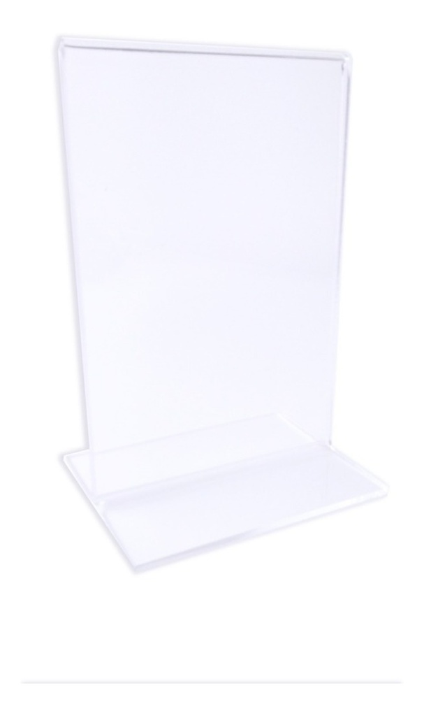 Porta Menú Porta Folleto Restaurante 14x10.5cm 2mm - Pack 10