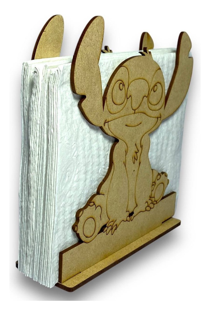 Servilleteros Stitch Recuerdo Grabado Personalizado 15 Pzas