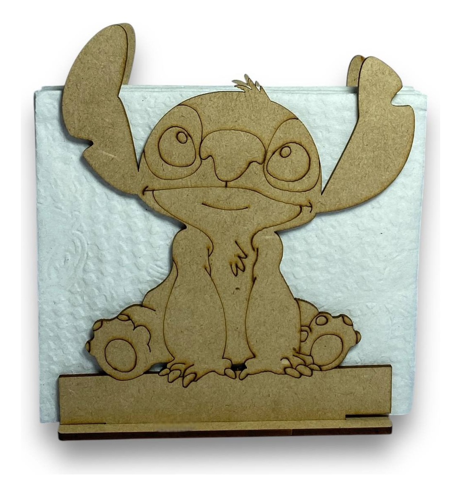 Servilleteros Stitch Recuerdo Grabado Personalizado 15 Pzas